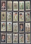 A 1900s-1950s duplicated range in an album; mixed condition. Noted 1957 Benaud signed Barratt's card. (60+). - 2