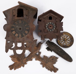 Remains of collection, clocks parts, good for a restorer