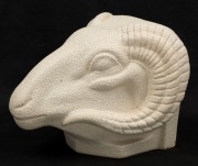ERIC JUCKERT ram's head bookend, incised "Eric Juckert, Aust.", ​​​​​​​14cm high - 3