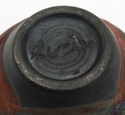 GUS McLAREN&nbsp;"Pilbara Landscape" studio pottery vase, incised signature to base, 15cm high - 3