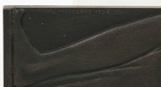 MICHAEL MESZAROS&nbsp;(1945 -), mother and child, cast bronze plaque, signed "Michael Meszaros 1994", 22 x 13cm - 3