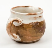 NELL McCREDIE&nbsp;pottery jug with kangaroo decoration, incised "McCredie N.S.W.", 7cm high, 12cm wide - 4