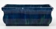 CORNWELL'S POTTERY blue glazed trough, 12cm high, 29cm wide - 3