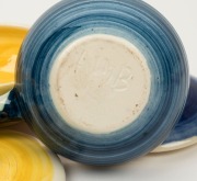 ARTHUR MERRIC BOYD set of four pottery lidded ramekins,&nbsp; each incised "A.M.B. ", 8cm high, 17cm wide - 3
