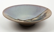 GREG DALY studio pottery fruit bowl, signed "Daly" with impressed monogram "G.D.", 8cm high, 29.5cm diameter - 2