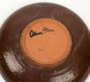 ALMA SHANAHAN&nbsp;pottery bowl hand-painted decoration, signed on the base, ​​​​​​​29cm diameter - 3