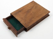 Two Australian book boxes, silky oak and Queensland walnut, early 20th century, ​​​​​​​21cm and 23cm high - 2