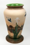 BENDIGO POTTERY Waverley Ware "Barabola" vase, 45cm high - 2