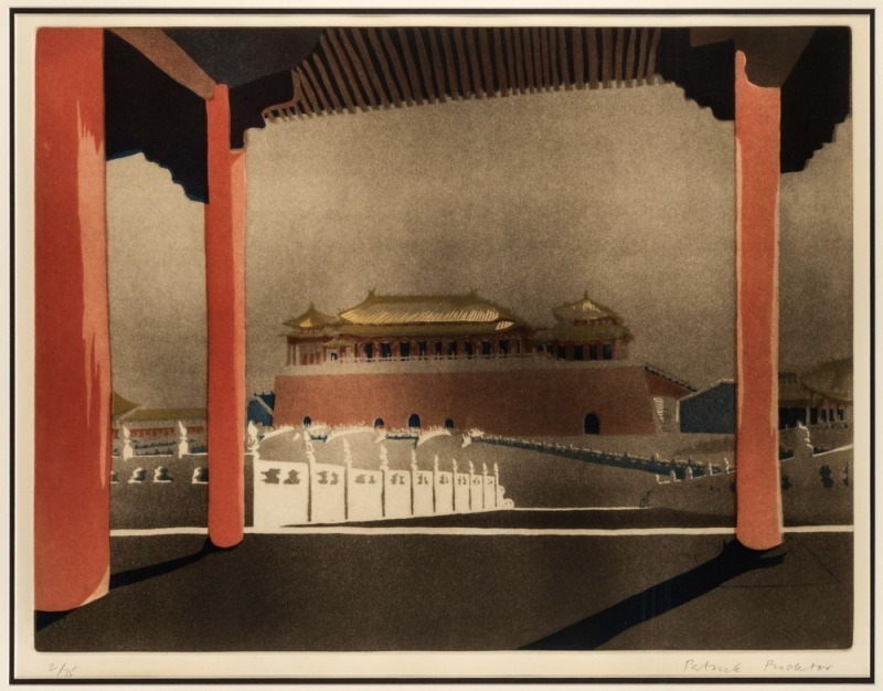 PATRICK PROCTOR (1936-2003), The Forbidden City, colour lithograph, 2/75, signed lower right "Patrick Proctor", 46 x 62cm, 70 x 82cm overall