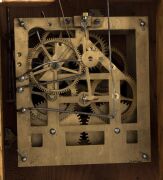 An antique cuckoo wall clock with silvered dial and Roman numerals, early 20th century, 58cm high - 3