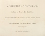 A COLLECTION OF PHOTOGRAPHS OF BUILDINGS AND VIEWS IN NEW SOUTH WALES PRESENTED TO THE DELEGATE REPRESENTING THE AUSTRALIAN COLONIES, AND NEW ZEALAND, AT THE INTERCOLONIAL CONFERENCE HELD IN SYDNEY, JANUARY-FEBRUARY, 1873 - 2