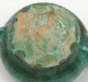 NELL McCREDIE green glazed pottery teapot, ​​​​​​​9cm high, 21cm wide - 4