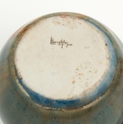 LOIS LAUGHTON hand-painted porcelain vase and bowl, both signed "L. Laughton", the vase 7.5cm high - 4