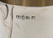 STOKES & SONS Australian sterling silver christening mug, engraved "J.J.L. 24/4/42", 9cm high, 155 grams - 4