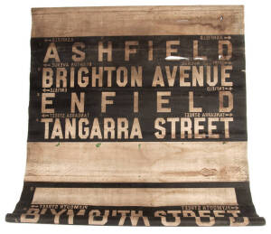 SYDNEY TRAMS: an early roll from Enfield Depot, in wide (86cm) format. A few tears at top of roll, and dirty &ndash; will benefit from TLC.This wide size, designed for earlier tram classes is rare!