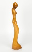 ELLIS yellow glazed pottery statue, 49cm high - 4