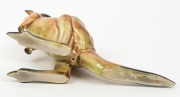 DERBYSHIRE red kangaroo statue, 14cm high - 3