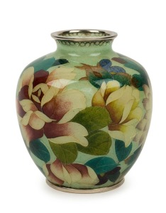 PLIQUE-À-JOUR Japanese vase, Meiji period, 20th century, 9cm high