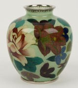 PLIQUE-&Agrave;-JOUR&nbsp;Japanese vase, Meiji period, 20th century, 9cm high - 3