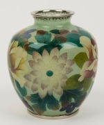 PLIQUE-&Agrave;-JOUR&nbsp;Japanese vase, Meiji period, 20th century, 9cm high - 4