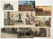 Postcards: AUSTRALIA - INDIGENOUS AUSTRALIANS: A collection of mainly photographic postcards featuring individuals and groups, affording insight into the hunting, dietary, and religious practices of various groups in the early 20th century. Publishers/pho - 4
