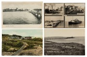 Postcards: QUEENSLAND - SOUTH EAST: A collection of photographic postcards featuring street and bird's-eye views of cities such as Surfer's Paradise, Southport, Coolangatta, Redcliffe, Sandgate, Caloundra, etc,&nbsp; tourism infrastructure such as hotels and p