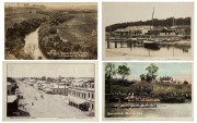 Postcards: VICTORIA - EASTERN COAST: A collection of photographic postcards featuring street and bird's-eye views of such cities as Sale and Bairnsdale, Lakes Entrance, Yarram, stately homes, lawn parties, Bairnsdale Rowing Club, Indigenous Australians, b