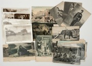 Postcards: BRITISH EMPIRE - INDIA & ADEN: A collection of photographic postcards featuring street views of towns and villages, Gurkha soldiers, Westerners being carried around on litters by locals, colonial administration buildings, temples, elephants, ma - 3