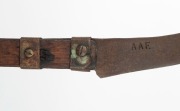 Flensing knife with timber handle from Albany, Western Australia, 19th/20th century, 128cm high - 3