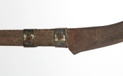 Flensing knife with timber handle from Albany, Western Australia, 19th/20th century, 124cm high - 3