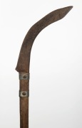 Flensing knife with timber handle from Albany, Western Australia, 19th/20th century, 124cm high - 4