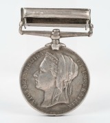 The EGYPT MEDAL to an AUSTRALIAN serving in SUDAN: silver, with undated reverse, SUAKIN 1885 clasp; engraved to 1223. GUN: J. HENDERSON. N.S.W. ARTY: Joseph (or John) Henderson was a member of the New South Wales contingent of volunteers who "answered the - 2