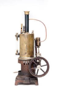 BING German vertical steam engine with governor, early 20th century. 33cm. RARE