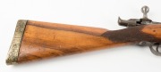 JARMANN (model 28) Norwegian harpoon and line throwing gun, with three harpoons and original leather case. Stamped with ownership details for JOHN ANDREW TENNANT MORTLOCK of Port Lincoln in South Australia. On September 14th, 1934, Mortlock was noted in l - 8