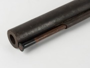 A whaler's antique percussion cap bomb lance gun with skeletonised stock, 19th century, 92cm long - 4