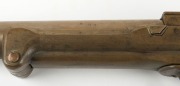 A whaler's antique bomb lance gun in bronze with skeletonised stock, 19th century, 94cm long - 4