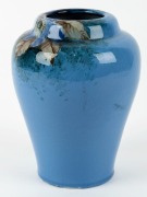 NEWTONE POTTERY vase with hand-painted floral decoration by DAISY MERTON, stamped "Newtone Pottery Sydney" and signed "Daisy Merton", 16cm high - 2