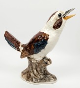 STUDIO AUSTRALIA ceramic laughing kookaburra statue, ​​​​​​​37cm high - 2