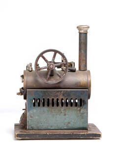 BING German horizontal steam engine, early 20th century. Provenance: Ex Bill McKinnon collection Melbourne. Height 23cm, width 18cm, depth 13cm