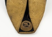 Officer's bicorn hat with embroidered gilt decoration, ​​​​​​​15cm high, 34cm wide. - 4