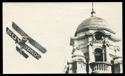 4 Sept. 1919 (AAMC.23) Hobart - Launceston cover with Peace Loan advertising and KGV 1½d brown carried by ED Cummings in a Sopwith Pup on the first aerial mail flight in Tasmania, violet two-line 'FIRST TAS. AERO MAIL/DPMG' handstamp and 'LAUNCESTON/-5SE1 - 2