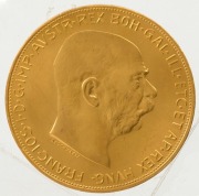 Austria - Coins: 100 Corona Franz Josef, 1915 Gold restrike, aUnc. - 2
