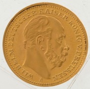 Germany - Coins: 1887 10 Mark King Wilhelm I, gold coin, Unc. - 2