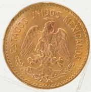 Mexico - Coins: Five Pesos, Miguel Hidalgo, gold, 1955 (4 examples). - 9