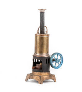Vertical steam engine possibly German c1920s. Height 26cm