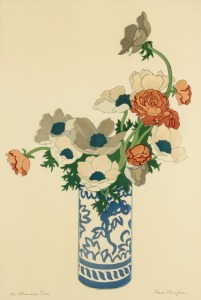 JOHN HALL THORPE (1874-1947), The Chinese Vase, woodblock print, signed and titled in the lower margin, 48 x 33cm, 72 x 52cm overall