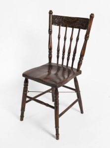 AUSTRALIAN CHAIR Co.  "Boomerang Back" timber chair, 19th/20th century