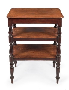 ANDREW LENEHAN Colonial Australian cedar wotnot, circa 1850s, bearing circular paper label, 73cm high, 52cm wide, 36cm deep