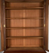 An antique Australian cedar library bookcase, Melbourne origin, circa 1870, 235cm high, 126cm wide, 50cm deep - 2