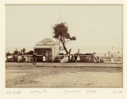 UNKNOWN PHOTOGRAPHER, Granny's Shop, St Kilda Esplanade, circa 1870, albumen print, 11 x 15cm, 44 x 54.5cm overall